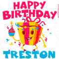 Funny Happy Birthday Treston GIF