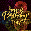 Happy Birthday, Trey! Celebrate with joy, colorful fireworks, and unforgettable moments.
