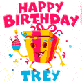 Funny Happy Birthday Trey GIF
