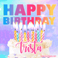 Funny Happy Birthday Trista GIF