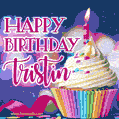 Happy Birthday Tristin - Lovely Animated GIF