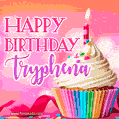 Happy Birthday Tryphena - Lovely Animated GIF