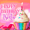 Happy Birthday Tsveta - Lovely Animated GIF