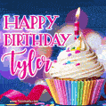 Happy Birthday Tyler - Lovely Animated GIF