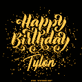 Happy Birthday Card for Tylon - Download GIF and Send for Free