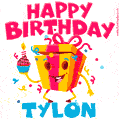 Funny Happy Birthday Tylon GIF