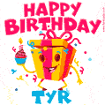 Funny Happy Birthday Tyr GIF
