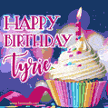 Happy Birthday Tyrie - Lovely Animated GIF