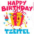 Funny Happy Birthday Tzeitel GIF