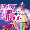 Happy Birthday Ubaldo - Lovely Animated GIF