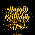Happy Birthday Card for Uriel - Download GIF and Send for Free