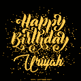 Happy Birthday Card for Uriyah - Download GIF and Send for Free