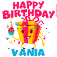 Funny Happy Birthday Vania GIF