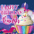 Happy Birthday Vansh - Lovely Animated GIF