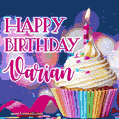Happy Birthday Varian - Lovely Animated GIF