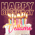 Vellamo - Animated Happy Birthday Cake GIF Image for WhatsApp