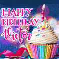 Happy Birthday Victor - Lovely Animated GIF