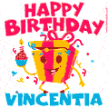Funny Happy Birthday Vincentia GIF