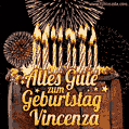 Alles Gute zum Geburtstag Vincenza (GIF)