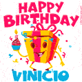 Funny Happy Birthday Vinicio GIF