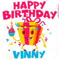 Funny Happy Birthday Vinny GIF