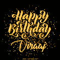 Happy Birthday Card for Viraaj - Download GIF and Send for Free