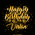 Happy Birthday Card for Virlan - Download GIF and Send for Free