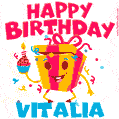 Funny Happy Birthday Vitalia GIF
