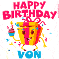 Funny Happy Birthday Von GIF