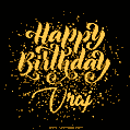 Happy Birthday Card for Vraj - Download GIF and Send for Free