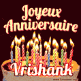 Joyeux anniversaire Vrishank GIF
