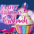 Happy Birthday Vrishank - Lovely Animated GIF