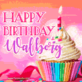 Happy Birthday Walborg - Lovely Animated GIF