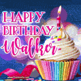 Happy Birthday Walker - Lovely Animated GIF