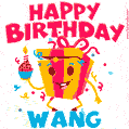 Funny Happy Birthday Wang GIF