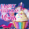 Happy Birthday Waris - Lovely Animated GIF