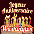 Joyeux anniversaire Washington GIF
