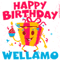 Funny Happy Birthday Wellamo GIF