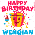 Funny Happy Birthday Wenqian GIF