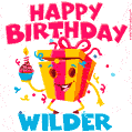 Funny Happy Birthday Wilder GIF