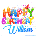 Happy Birthday William - Creative Personalized GIF With Name