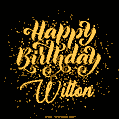 Happy Birthday Card for Wilton - Download GIF and Send for Free