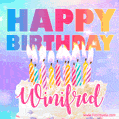 Funny Happy Birthday Winifred GIF