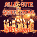 Alles Gute zum Geburtstag Wisdom (GIF)