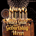 Alles Gute zum Geburtstag Wren (GIF)