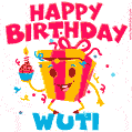 Funny Happy Birthday Wuti GIF