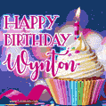 Happy Birthday Wynton - Lovely Animated GIF