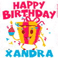 Funny Happy Birthday Xandra GIF