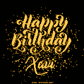 Happy Birthday Card for Xavi - Download GIF and Send for Free