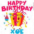 Funny Happy Birthday Xoe GIF